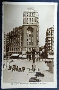ANTIGUA POSTAL MADRID EDIFICIO ASOCIACION DE LA PRENSA GRAN VIA POSTCARD CC03566 - Imagen 1 de 1