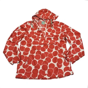 Boden Big Dot Pullover Anorak Hoodie Jacket Packable Featherweight Size 8 US - Picture 1 of 4