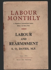 Labour Monthly june1951 Peace rearmament  issue (E59) - Bild 1 von 1