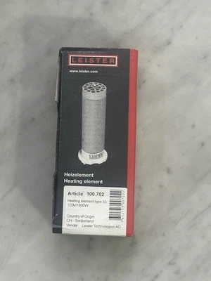 Elemento Calefactor Leister (100.702) 120V 1600W Tipo 33 Foto 1 de 4