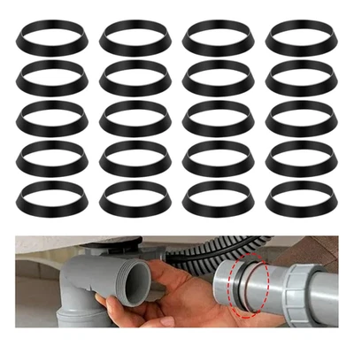 20 Pcs Kitchen Sink Drain Gasket Seal Ring, 1.2-1.4 Inch Rubber Slip Joint Washe - Image 1 of 4