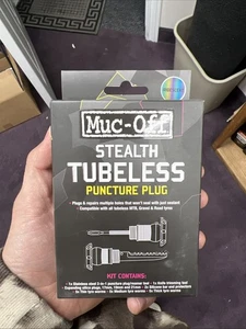 Neu ~ Muc Off Stealth Tubeless Pannenstopfen Reifenreparaturset Bar-End Mount - Bild 1 von 1