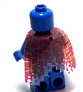 Lego - Minifigure Utensil - Trans Red Cape - Spider Verse, Spider Man 2099 - Picture 1 of 2