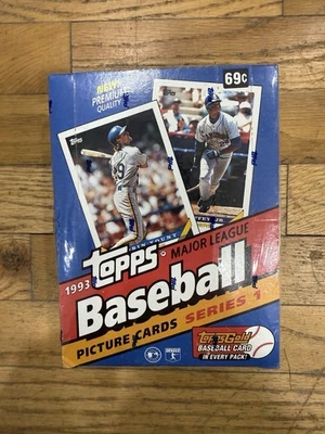 1992-93 Topps Basketball Series 1 Box Factory Sealed 36 Wax Packs Jordan Gold - Image 1 of 4