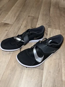 NEU! Nike Rival Jump Leichtathletik Springen Spikes schwarz silber Herren Größe 12 - Bild 1 von 7