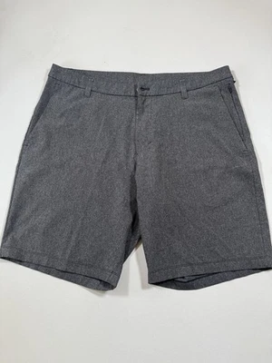 Pantalones Cortos Lululemon Para Hombre Talla 36 Gris Space Dye Commission 9" Warpstreme LM7ASTS Foto 1 de 4