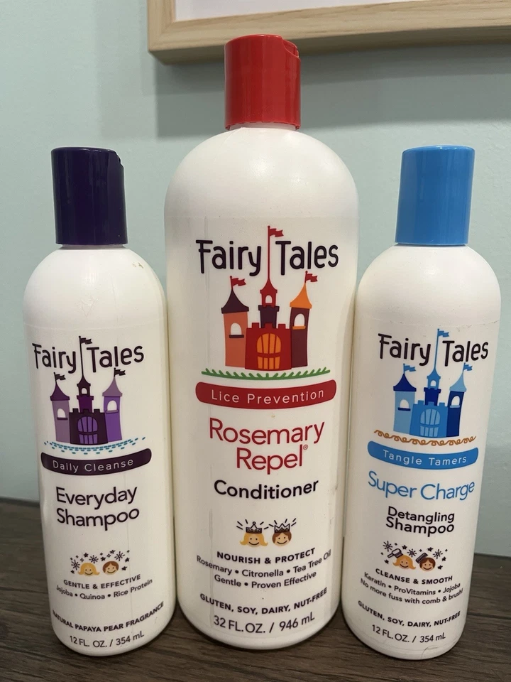 Acondicionador repelente de romero Fairy Tales 32 oz y champú diario y domadores de enredos Foto 1 de 1