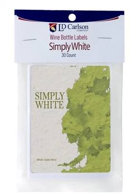Simply White Wine Labels - Image 1 of 4