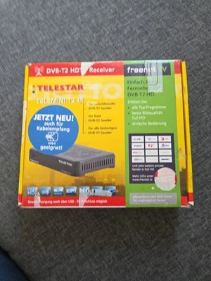 Telestar Telemini T2 IR DVB-T2 HD Receiver DVB-T freenet TV DVB-C Kabelreceiver  - Bild 1 von 4