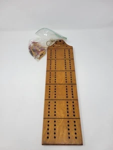 Vintage Krippenbrett aus Holz Handarbeit, Intarsien, mit Holzheringen - Bild 1 von 5