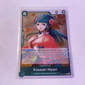 KOUZUKI HIYORI - EB01-013 - R - FOIL - ONE PIECE TCG  - Picture 1 of 1