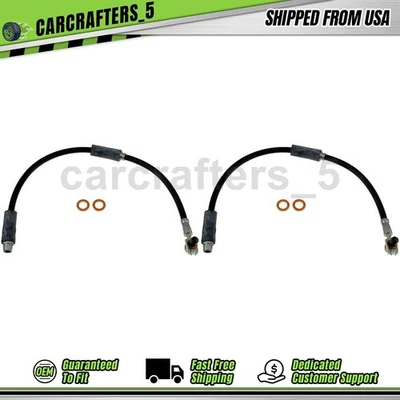 2 mangueras hidráulicas de freno delantero para Audi TT TT Quattro 2000-2006 1,8 L Foto 1 de 4