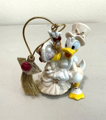 Disney Donald & Daisy Duck Victorian Holiday Christmas Ornament - Image 1 of 3