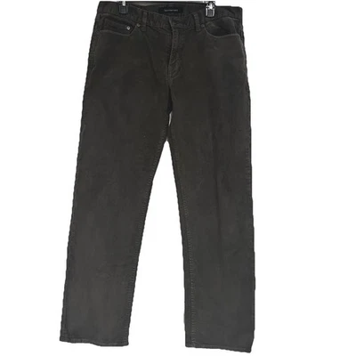 Calvin Klein Men’s 34X 31 Dark Green Corduroy Straight Leg Jeans Preppy - Image 1 of 4