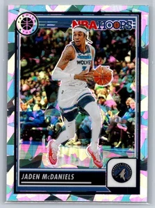 2023-24 Panini Nba Hoops Premium Stock - Jaden McDaniels #128 Ice Prizm - Picture 1 of 2