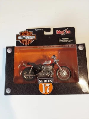 Moto Maisto Harley Davidson Diecast Series 17 2002 XL 1200C escala 1:18 Foto 1 de 4