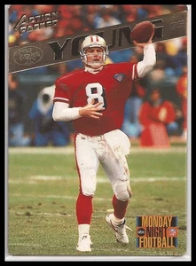 Fútbol americano Monday Night 1995 lleno de acción #28 Steve Young - Imagen 1 de 2