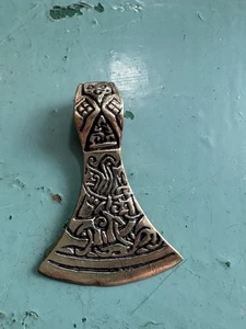 Colgante vikingo de bronce El martillo de Thor Noruega Norwegian Estate 2190 - Imagen 1 de 7