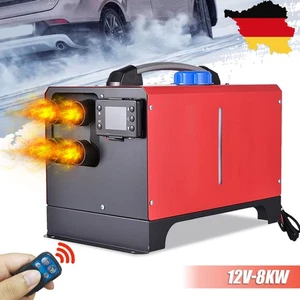 DE 8KW 12V Auto Air Heater Diesel Standheizung Luftheizung Heizung PKW / LKW - Bild 1 von 11