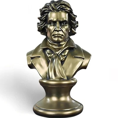 Beethoven Bust Statue - Classical Music Sculpture for Home and Office Decor, ... - Image 1 of 4