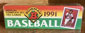 1991 Bowman Baseball Official Complete Set - 704 Cards - Factory Sealed Box - Picture 1 of 1