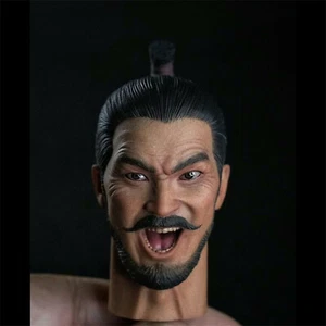 1/6 Roar Warrior Samurai Head Carving Fit 12'' Action Figure - Picture 1 of 4