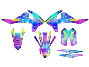 2017-2019 EXC-F SPACE KADET Galaxy Senge Graphics Kit Compatible with KTM - Picture 1 of 10