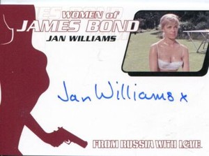 James Bond Archives 2014 Autograph WA46 Jan Williams in From Russia With Love