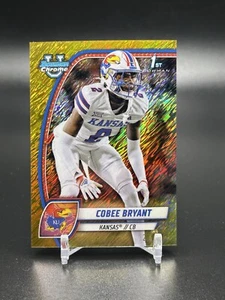Cobee Bryant 2024 Bowman U Chrome 1st Gold Shimmer /50 SP Kansas Jayhawks - Picture 1 of 2