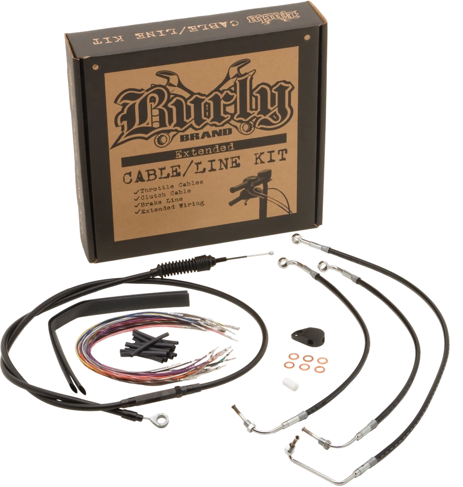 BURLY BRAND 2011-2013 FLSTN Softail Deluxe Harley Davidson KIT BURLY CNTRL 18" A - Imagem 1 de 1