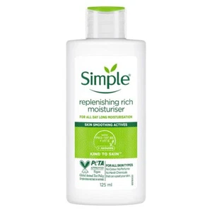 Simple Kind to Skin Replenishing Rich Moisturiser For All Skin Types 125ml - Picture 1 of 8