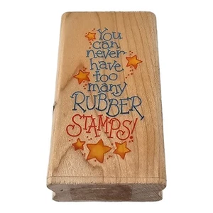 Estampendous 1996 You Can Never Have Too Many Goo Many Goma Stampendous L073 - Imagen 1 de 5