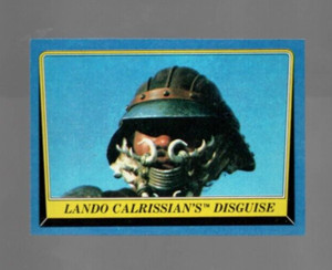 1983 Topps Return of the Jedi Series 2 Blue #149 Lando Calrissian's Disguise NM