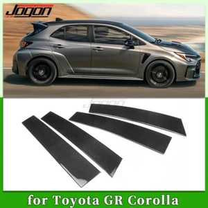 Genuine Carbon Exterior B Pillar Panel Trims For Toyota GR Corolla 23+ Hatchback - Bild 1 von 14