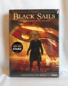 BLACK SAILS: The Complete Third Season 3 (3-Disc Starz DVD Boxed Set, 2016)-NEW - Picture 1 of 2