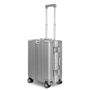 Reisekoffer M-53cm Kabinentrolley Alu-Rahmen mit ABS & TSA Nummern-Schloss - Bild 1 von 10