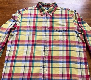 Camisa Polo Ralph Lauren De Colección Hombres XL Extra Grande A Cuadros Navidad Manga Larga - Imagen 1 de 10