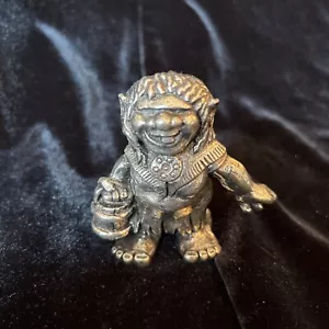 Vintage Tinn-Per Zinn Norwegen Troll Figur - Bild 1 von 8