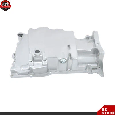 Engine Oil Pan w/ Drain Plug For Saab 9-3 2003-2011 9-3X 2010-2011 9-5 L4 2.0L - Image 1 of 4