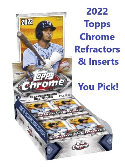 2022 Topps Chrome Refractors & Inserts - You Pick - Complete Your Set - Image 1 of 1