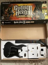 Guitar Hero III 3 Legends of Rock Bundle PS2 PlayStation 2 Black Kramer w/Dongle