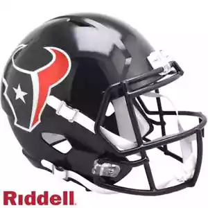 *SALE* HOUSTON TEXANS PRIMARY NFL FULL SIZE SPEED REPLICA FOOTBALL HELMET! - Picture 1 of 1