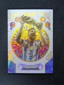 2023 FansMall Lionel Messi #K-LEO Argentina Enthroned Stained Glass SSP 1:12500 - Bild 1 von 2