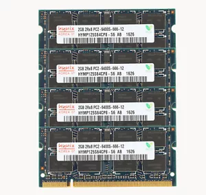 Hynix 8GB 4x 2GB DDR2 800MHz PC2-6400S 200PIN SODIMM Laptop RAM Memory 200Pin " - Picture 1 of 13