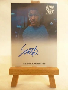 Star Trek Into Darkness autograph card Scott Lawrence Vengeance Bridge Officer - Picture 1 of 3