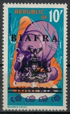 BIAFRA 1968 Francobolli di Nigeria soprastampati (10s) MNH**
