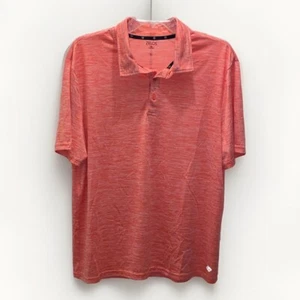 Camicia Uomo Zelos Flex Arancione Polo Golf Atletica Traspirante Taglia Large - Foto 1 di 5