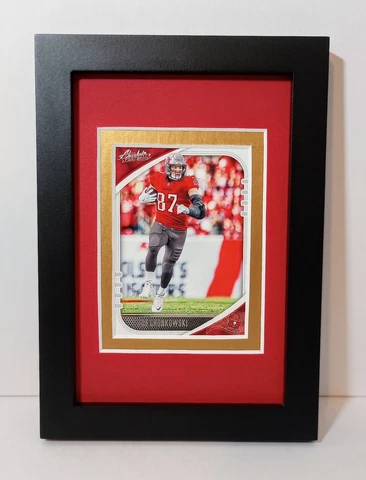 Rob Gronkowski Tampa Bay Buccaneers Display Custom Framed Football Card Plaque Cover