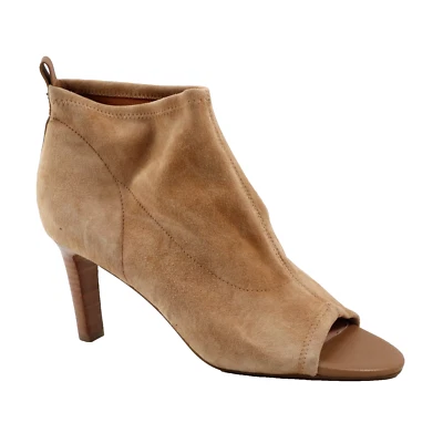 🔥TARYN ROSE Helene Stretch Suede Open Toe Ankle Bootie 9.5US/40EU SHIPS NOW🔥 - Image 1 of 4