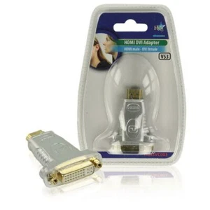 Adaptador HDMI DVI Alta Velocidad Conector HDMI Macho Dvi-D 24+ 1p Hembra - Imagen 1 de 1
